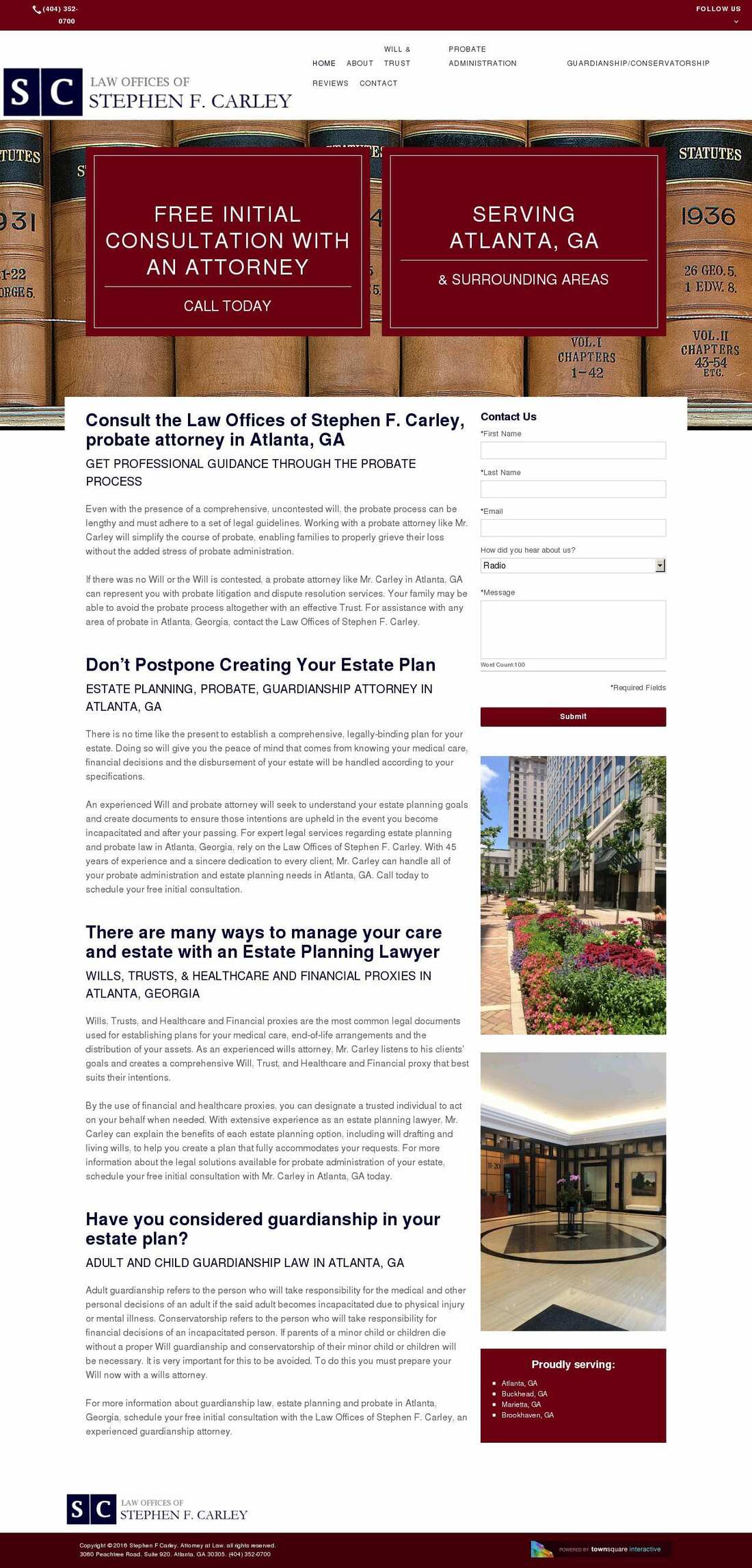 Law Offices of Stephen F. Carley - Atlanta GA Lawyers