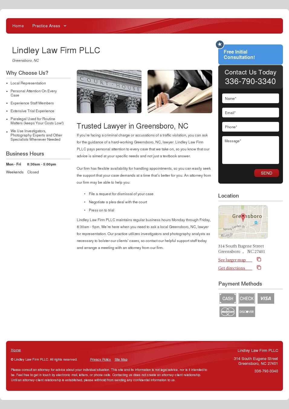 Lindley Law Firm PLLC - Greensboro NC Lawyers