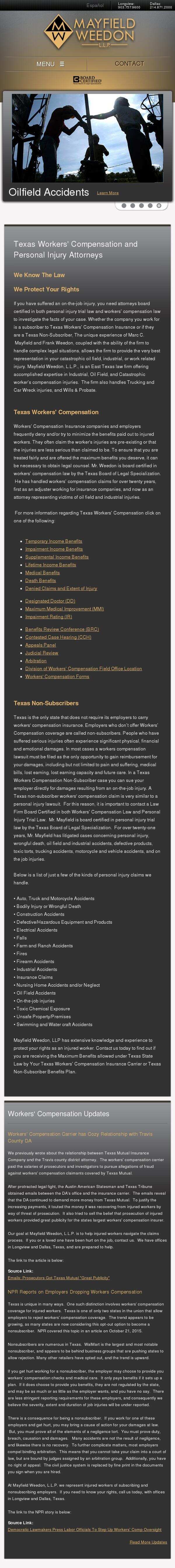 Marc Christopher Mayfield - Longview TX Lawyers