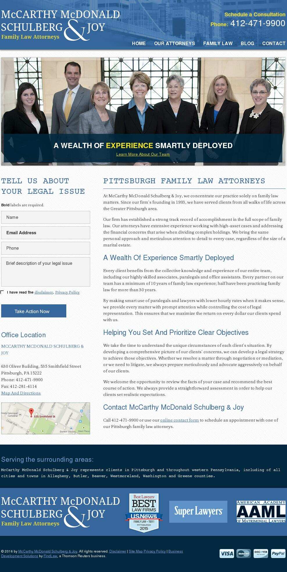 McCarthy McDonald Schulberg & Joy - Pittsburgh PA Lawyers