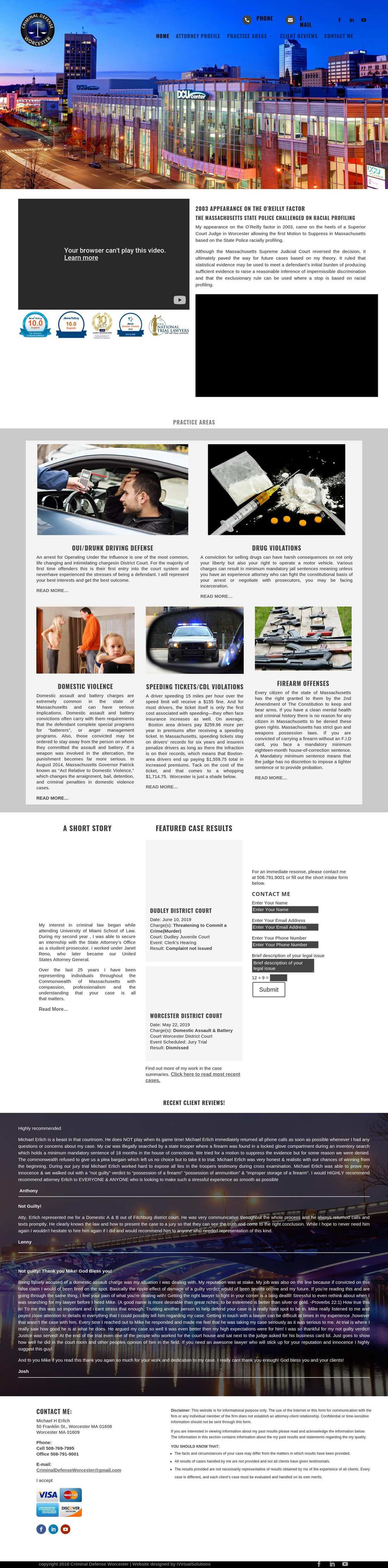 Michael H. Erlich - Worcester MA Lawyers