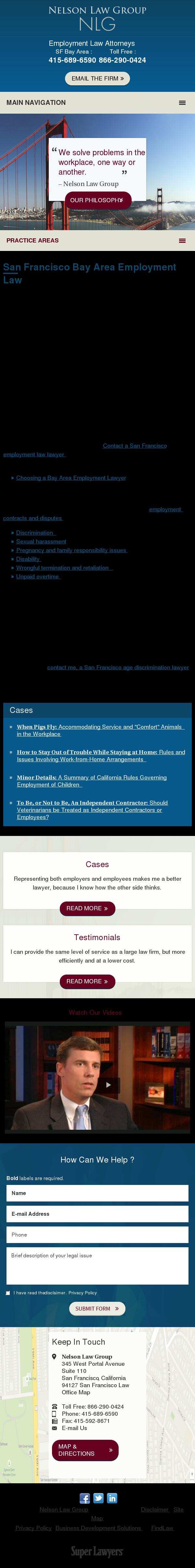 Nelson Law Group - San Francisco CA Lawyers