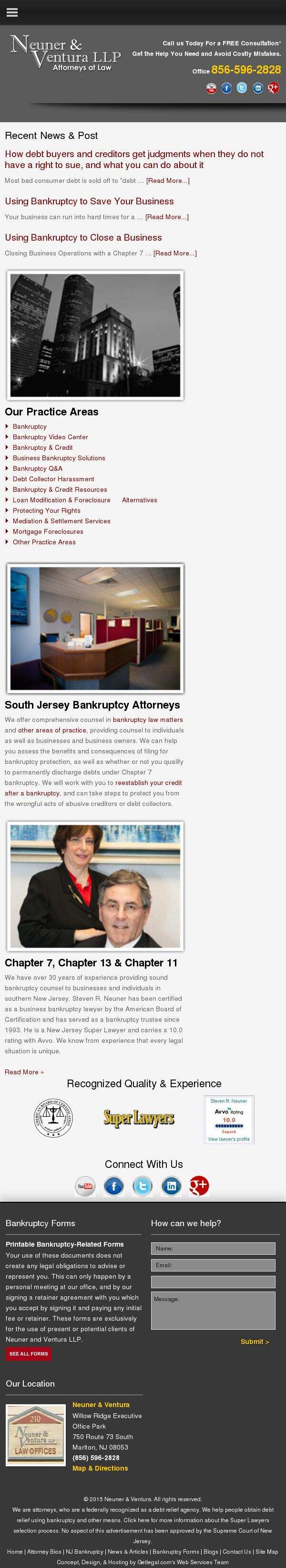 Neuner & Ventura, LLP - Marlton NJ Lawyers