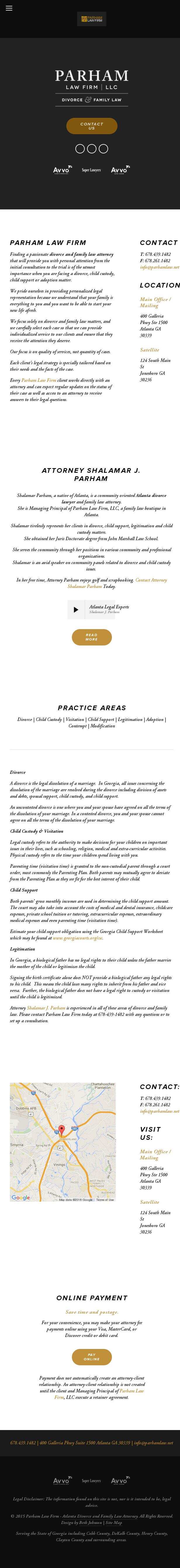 Parham Law Firm LLC - Atlanta GA Lawyers