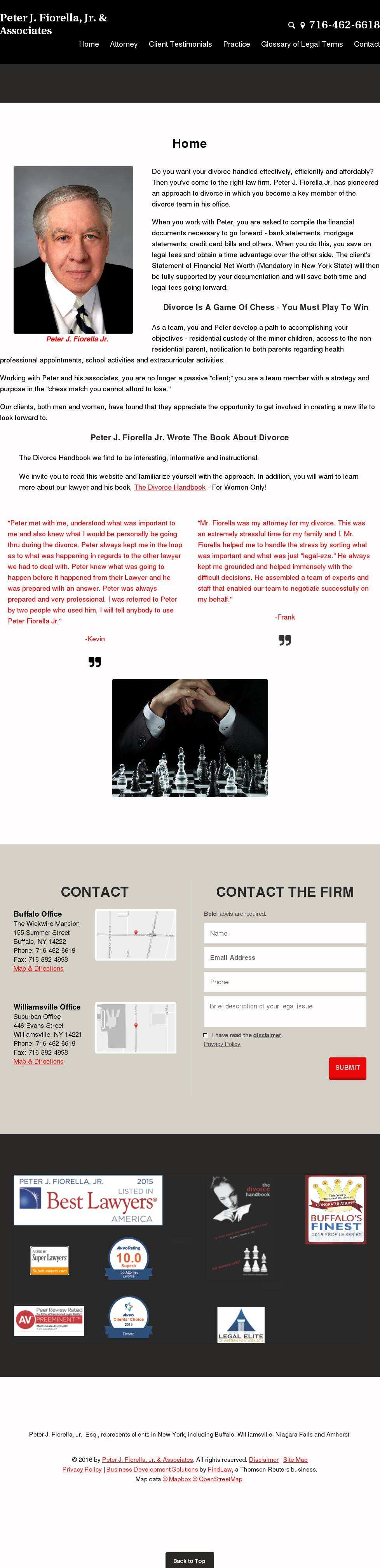 Peter J. Fiorella, Jr. & Associates - Buffalo NY Lawyers