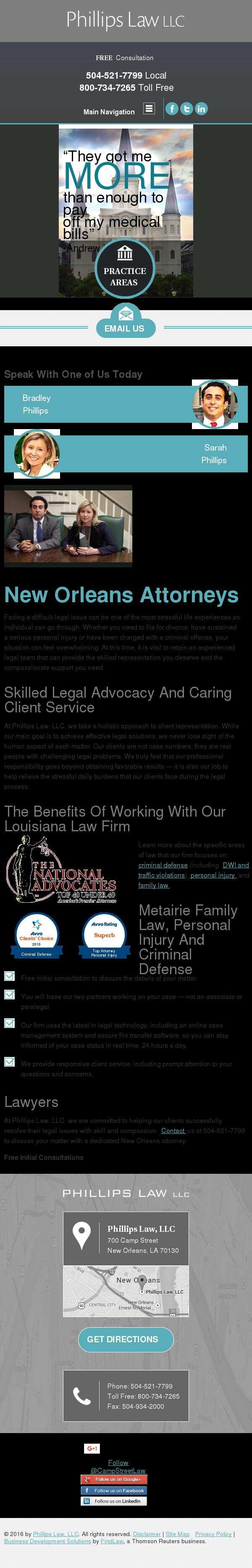 Phillips Law, LLC - New Orleans LA Lawyers