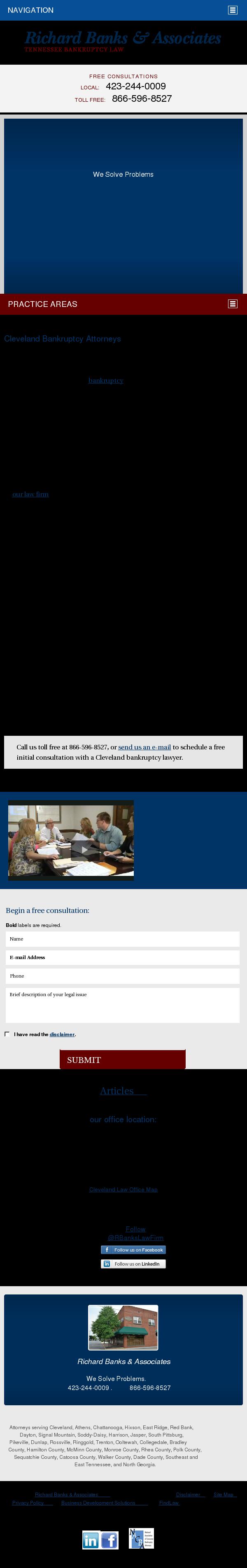Richard Banks & Associates - Cleveland TN Lawyers