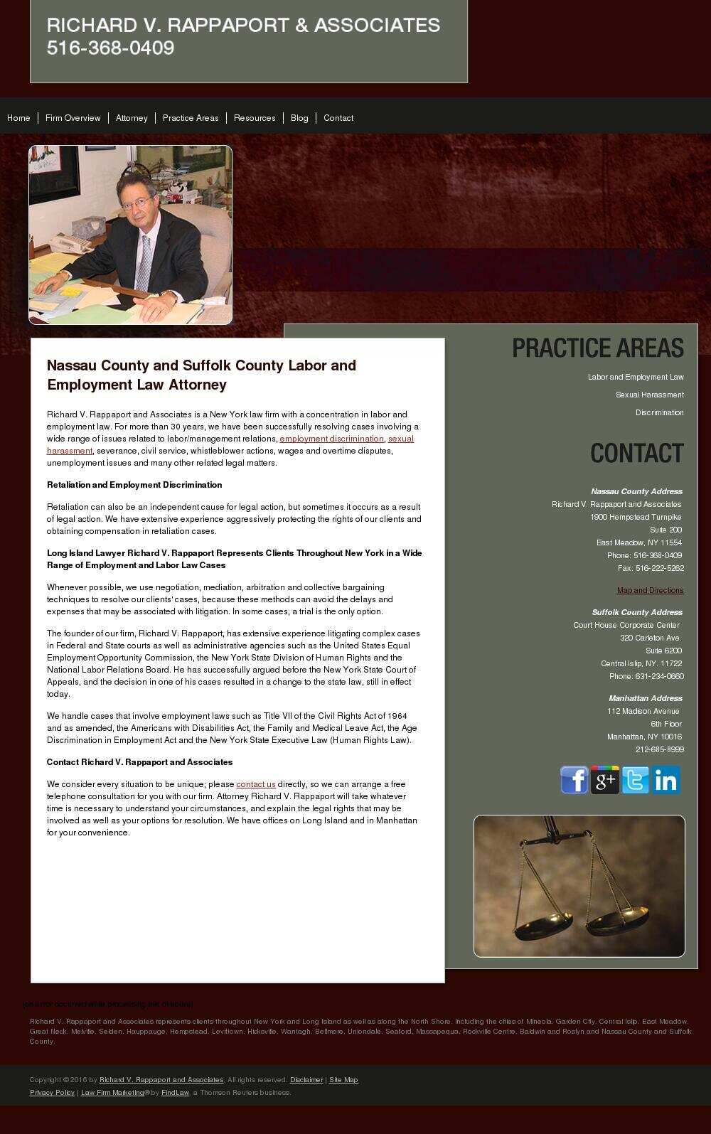 Richard V. Rappaport and Associates - Manhattan NY Lawyers