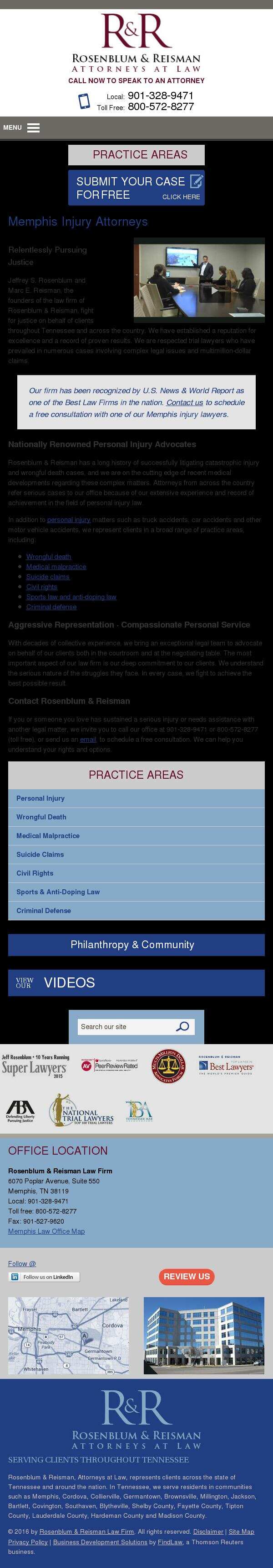 Rosenblum & Reisman Law Firm - Memphis TN Lawyers