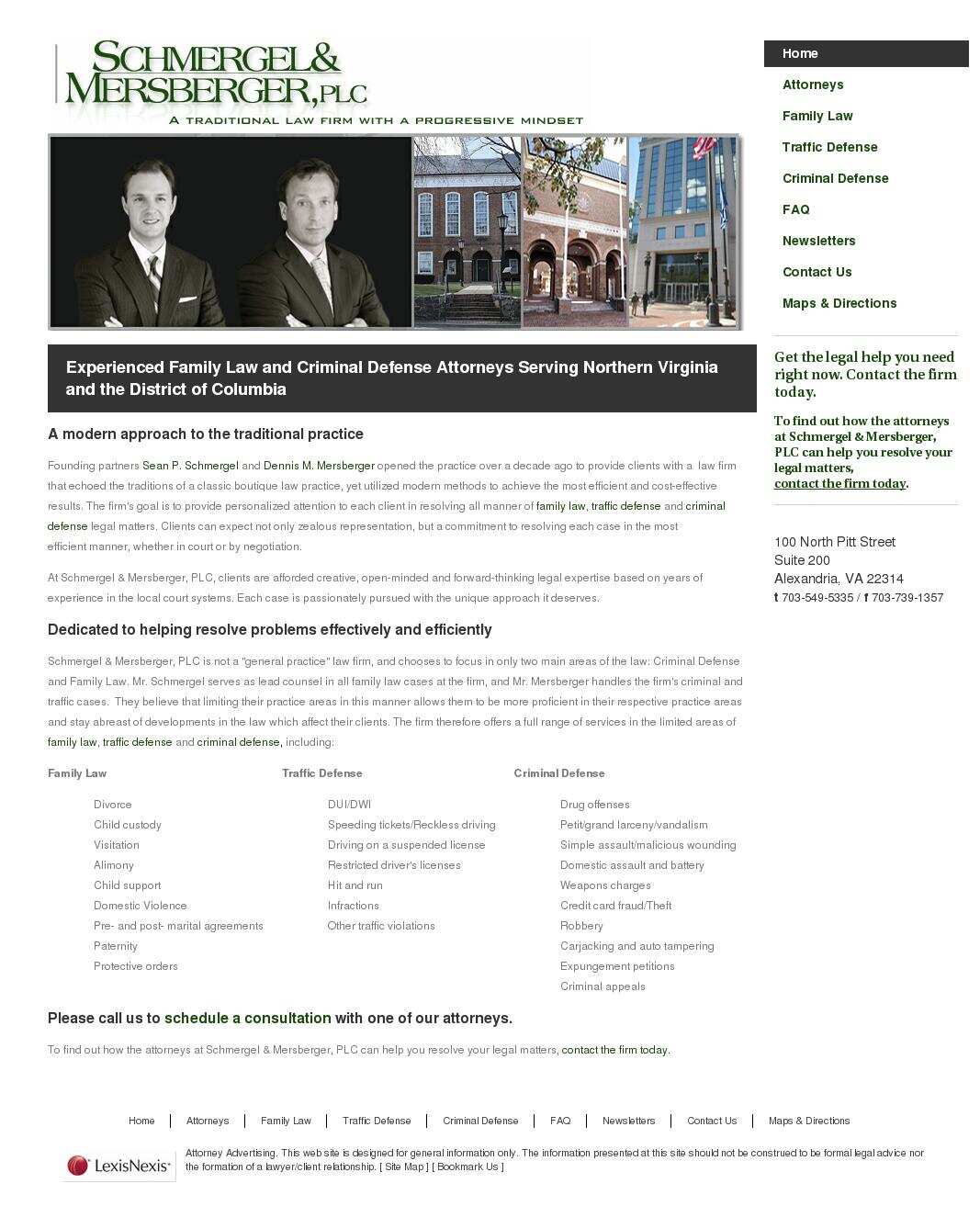 Schmergel & Mersberger, PLC - Alexandria VA Lawyers