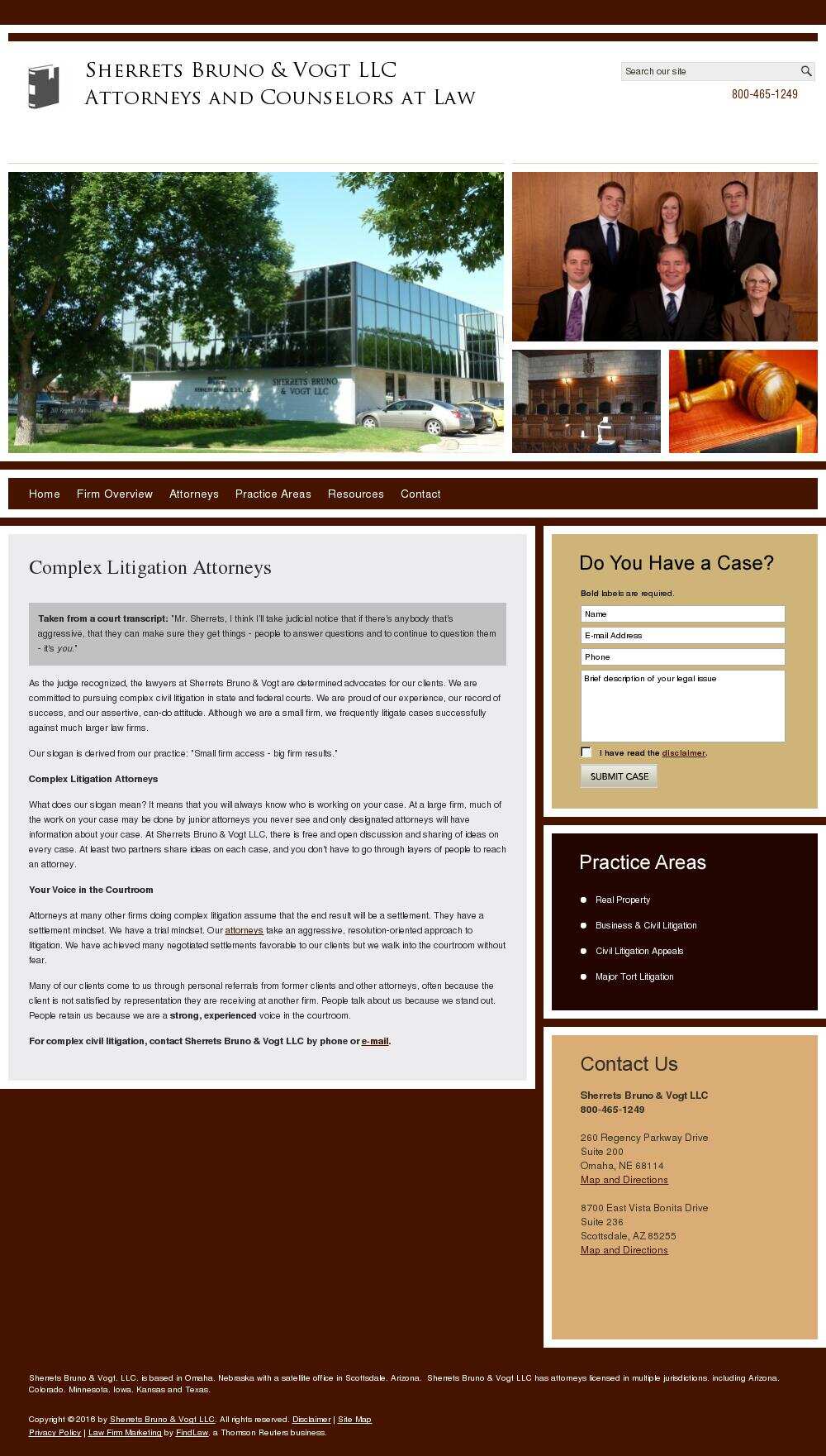 Sherrets Bruno & Vogt LLC - Omaha NE Lawyers