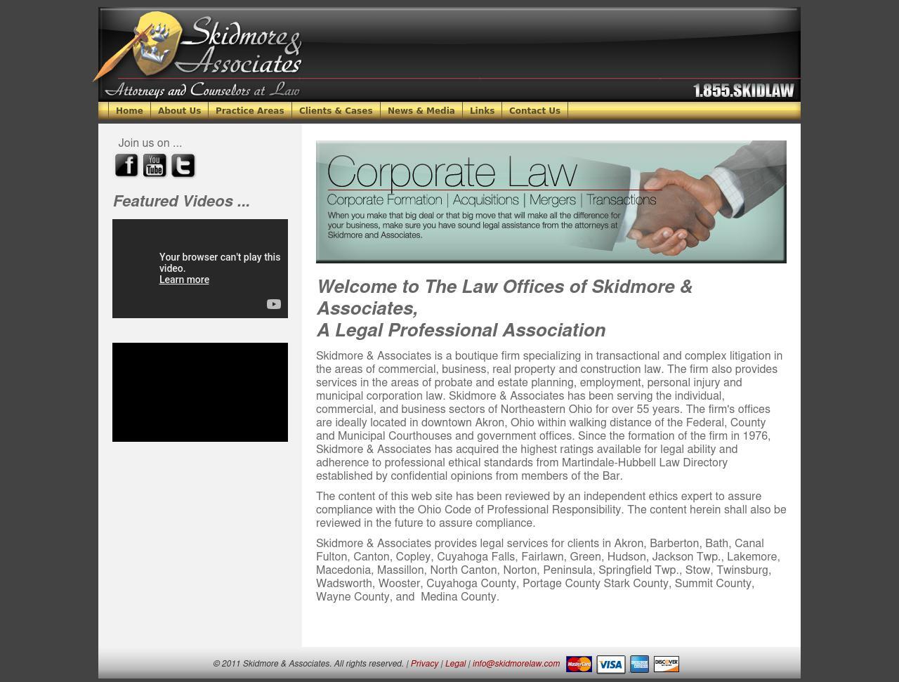 Skidmore & Associates, A Legal Professional Association - Akron OH Lawyers