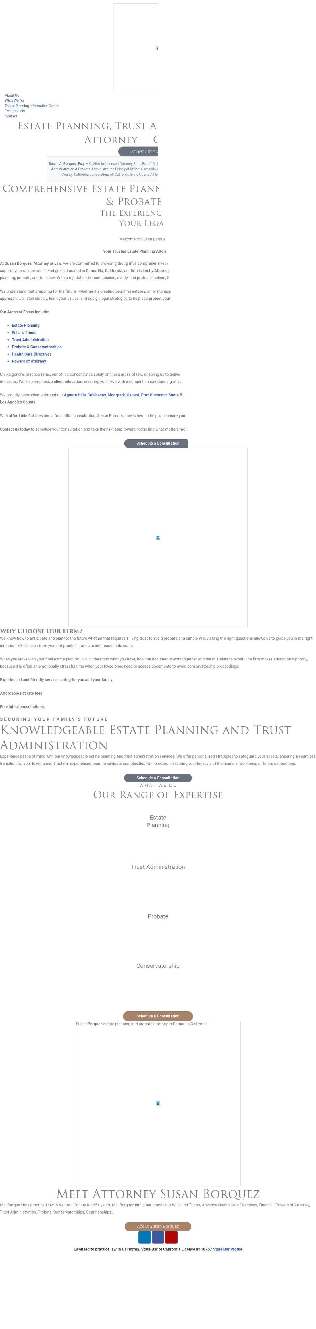 Susan Borquez, Attorney At Law - Camarillo CA Lawyers