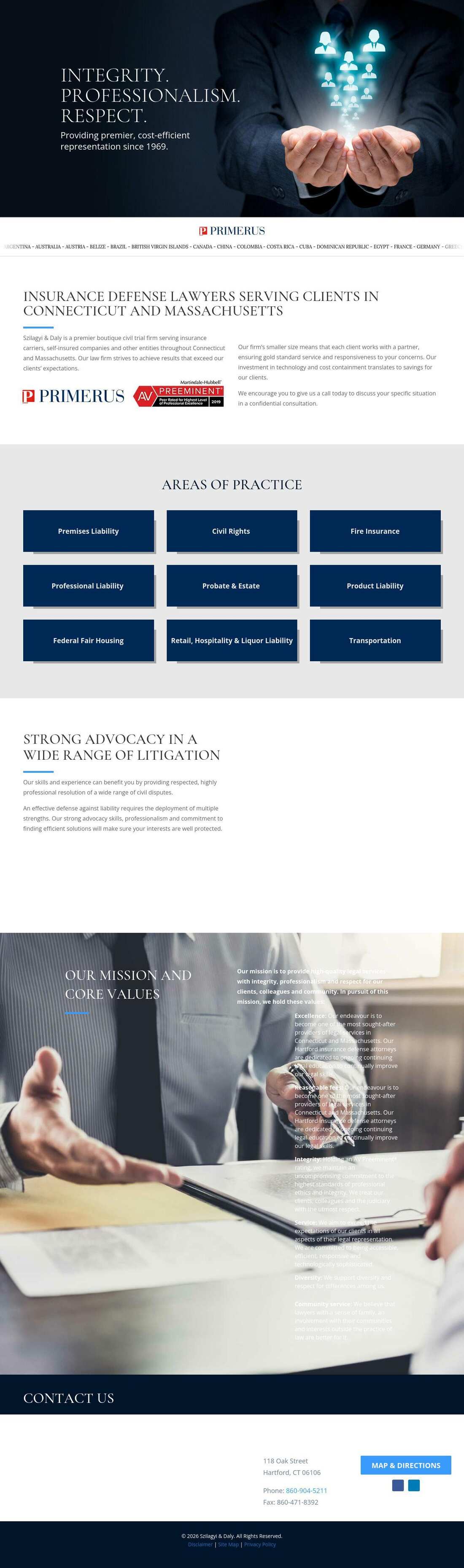 Szilagyi & Daly - Hartford CT Lawyers