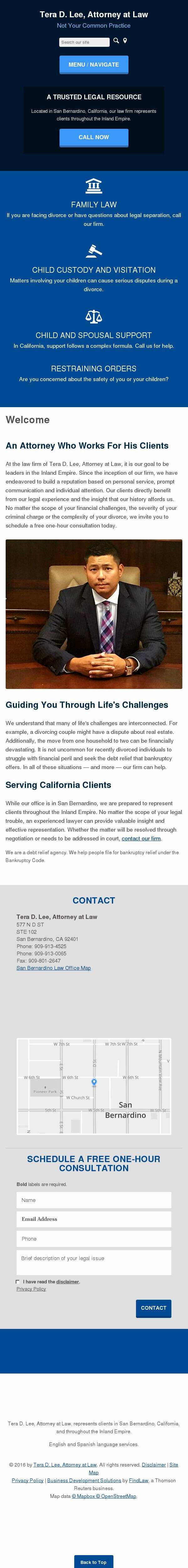 Tera D. Lee, Attorney at Law - San Bernardino CA Lawyers