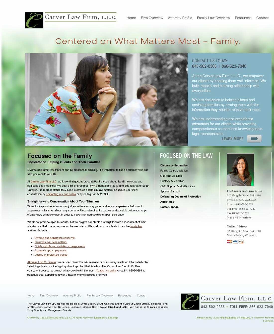 The Carver Law Firm, L.L.C. - Myrtle Beach SC Lawyers