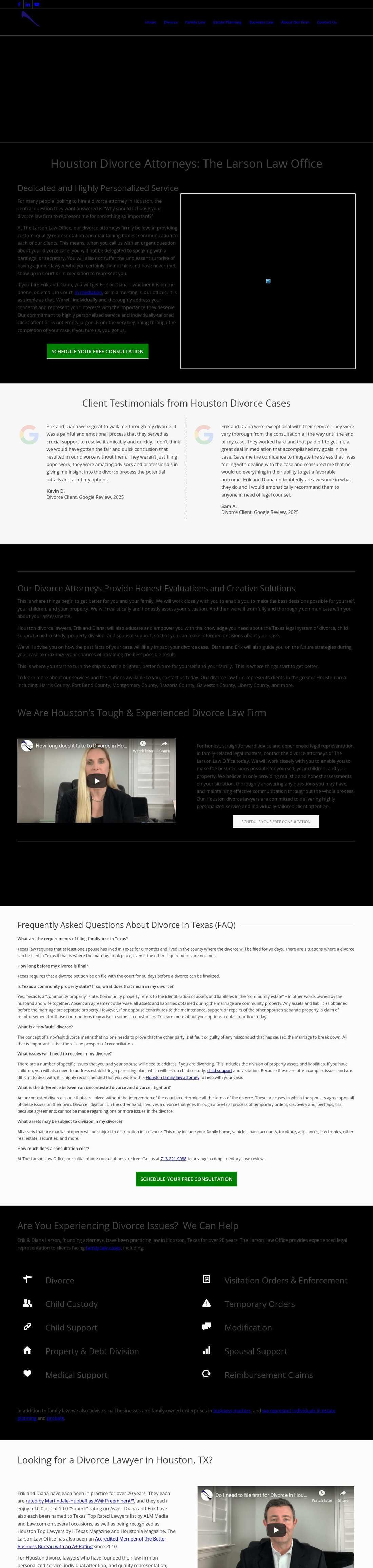The Larson Law Office PLLC - Houston TX Lawyers
