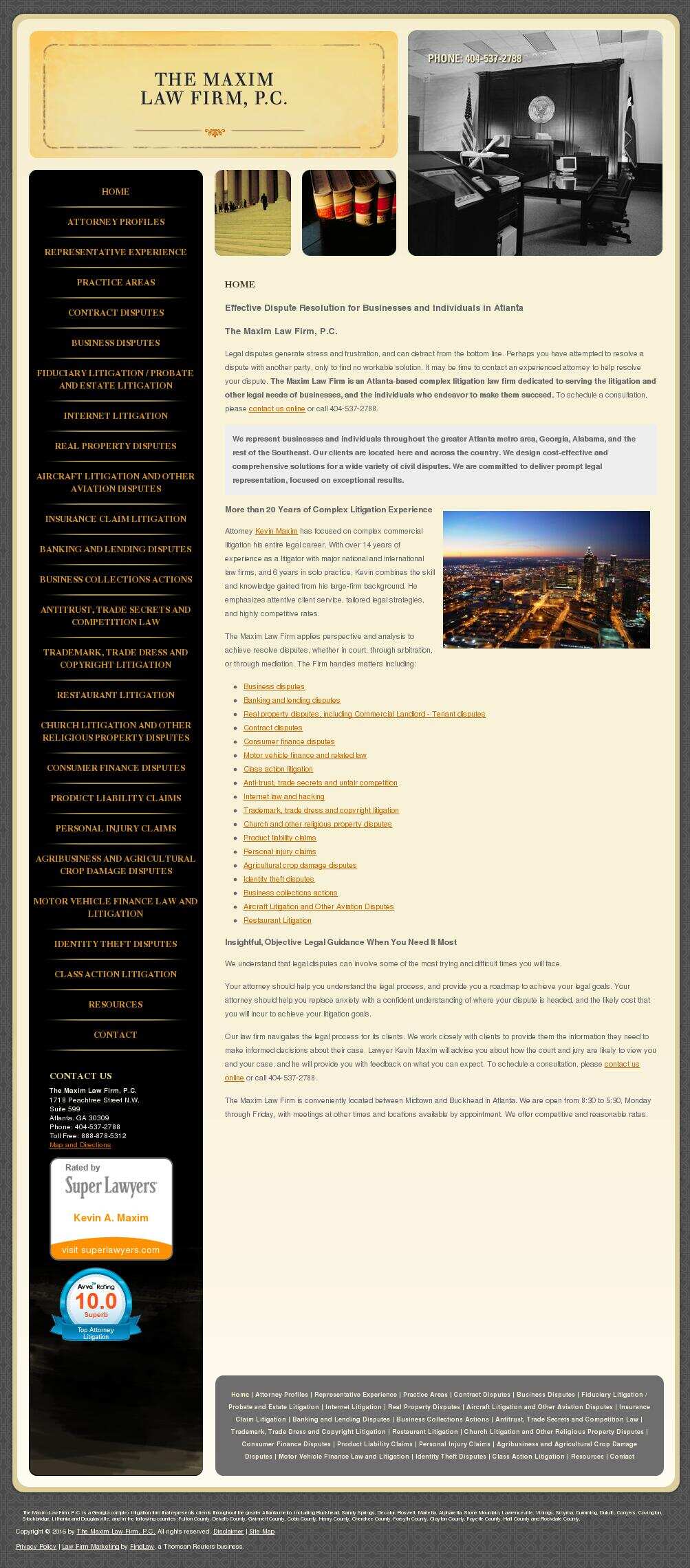 The Maxim Law Firm, P.C. - Atlanta GA Lawyers
