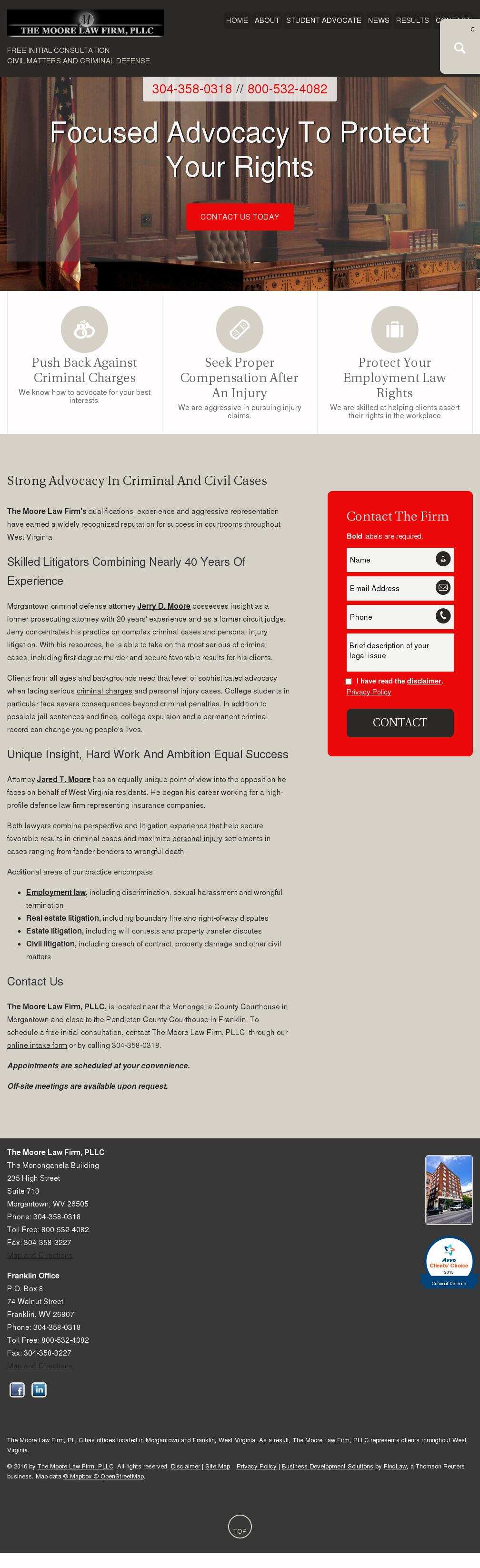 The Moore Law Firm, PLLC - Morgantown WV Lawyers