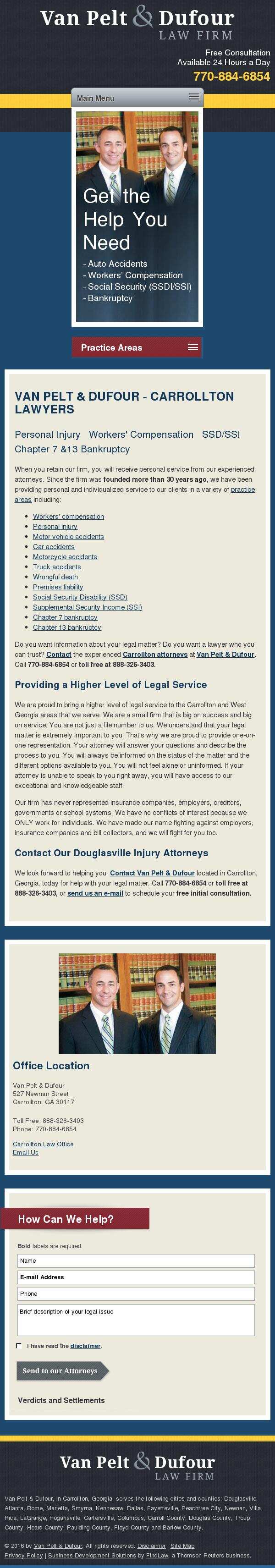 Van Pelt & Dufour - Carrollton GA Lawyers
