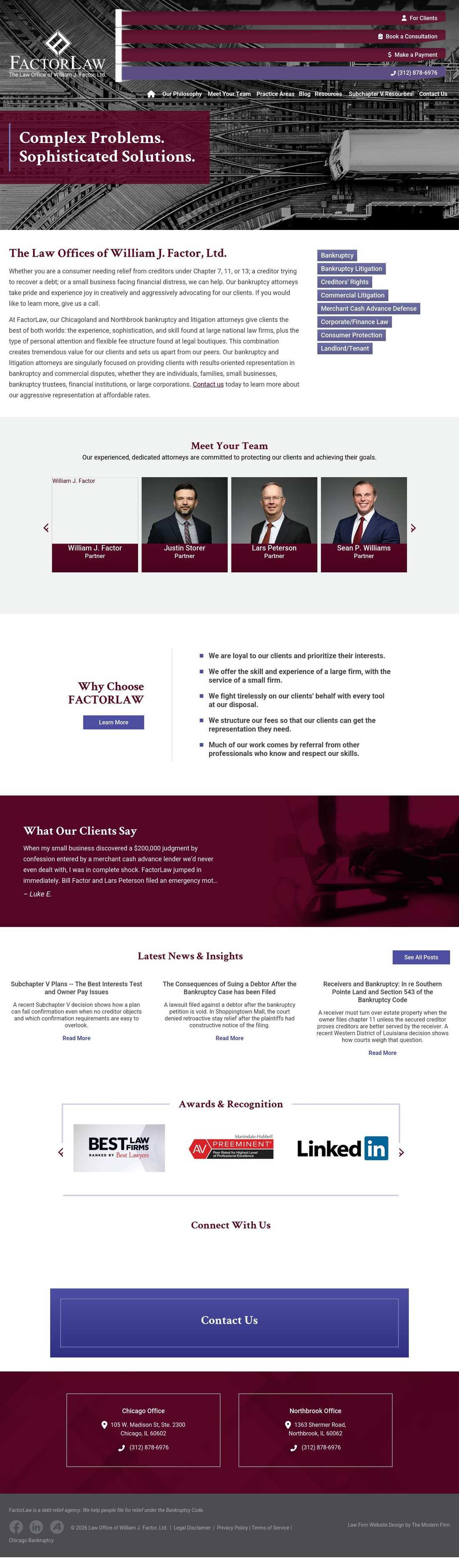 William Factor - Chicago IL Lawyers