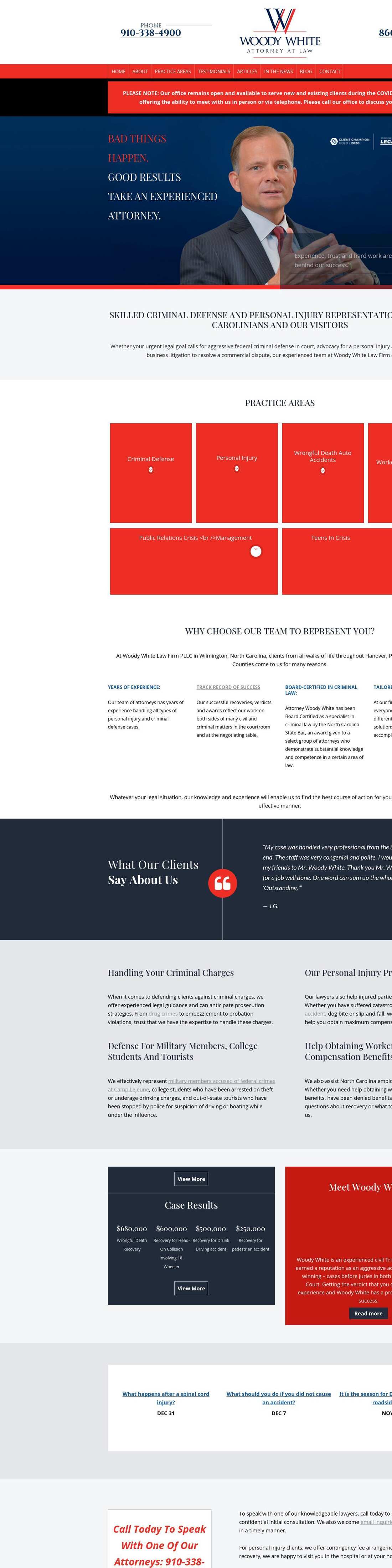Woody White Law PLLC - Wilmington NC Lawyers