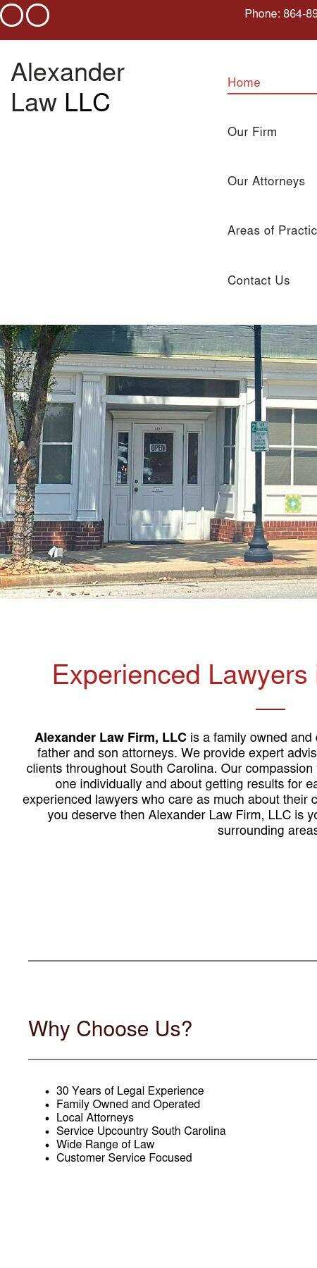 Alexander Law Firm - Pickens SC Lawyers