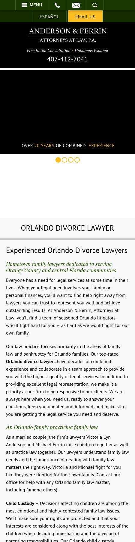 Anderson & Ferrin, Attorneys at Law, P.A. - Orlando FL Lawyers