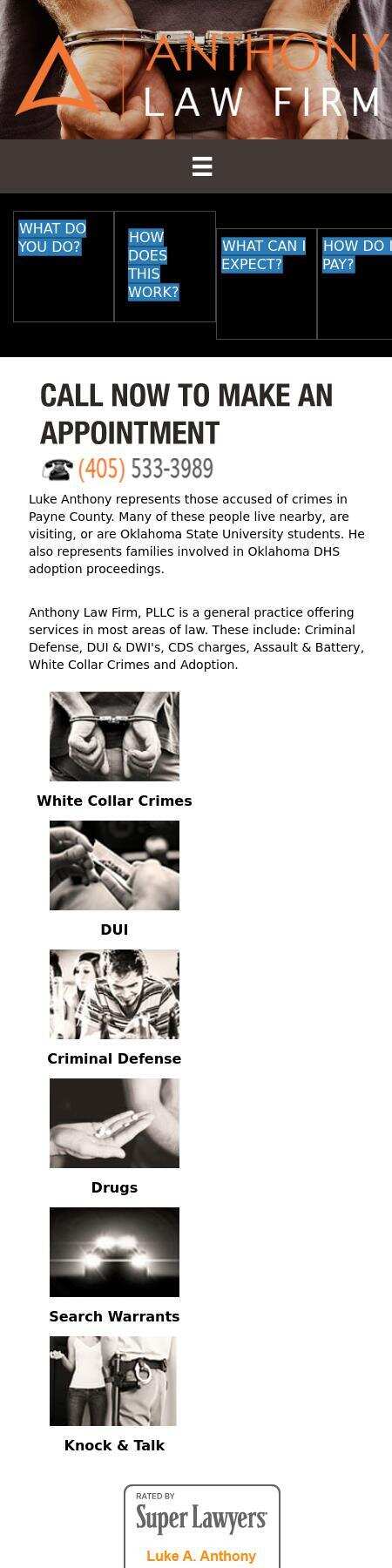 Anthony Law Firm, PLLC - Stillwater OK Lawyers