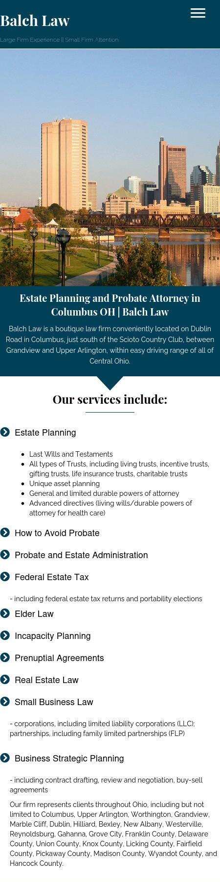Balch Law - Columbus OH Lawyers