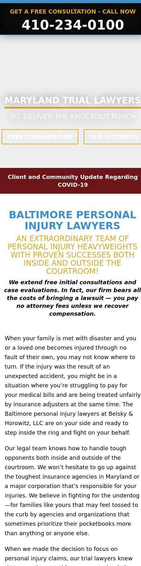 Belsky, Weinberg & Horowitz, LLC - Columbia MD Lawyers