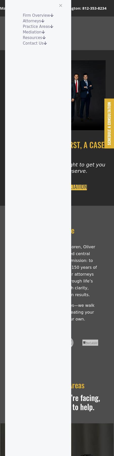 Boren, Oliver & Coffey, LLP - Martinsville IN Lawyers
