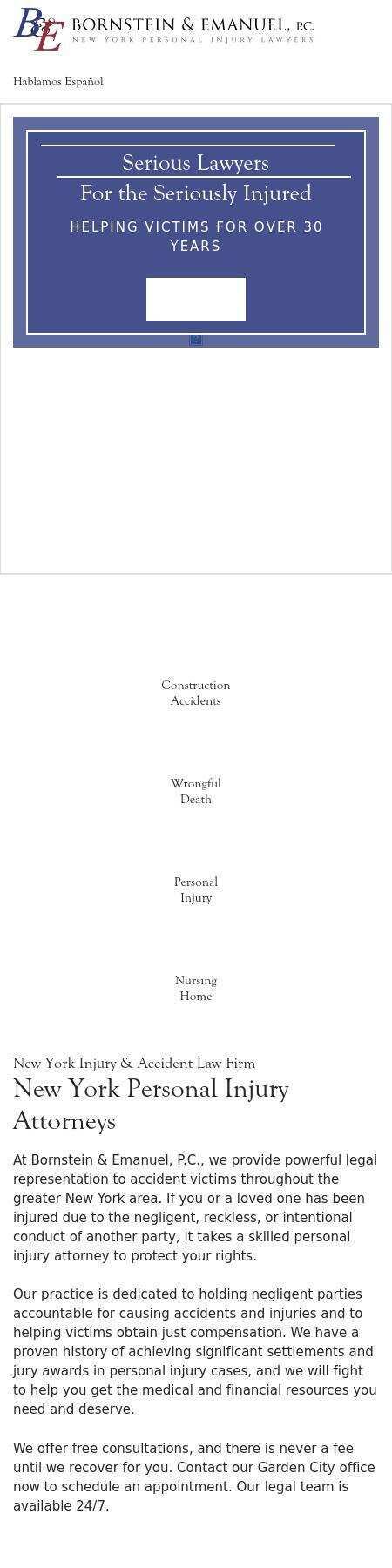 Bornstein & Emanuel, P.C. - New York NY Lawyers