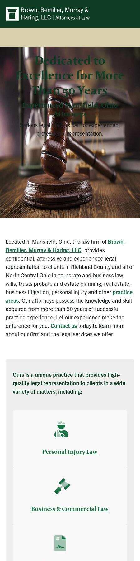 Brown, Bemiller, Murray & Haring, LLC - Mansfield OH Lawyers