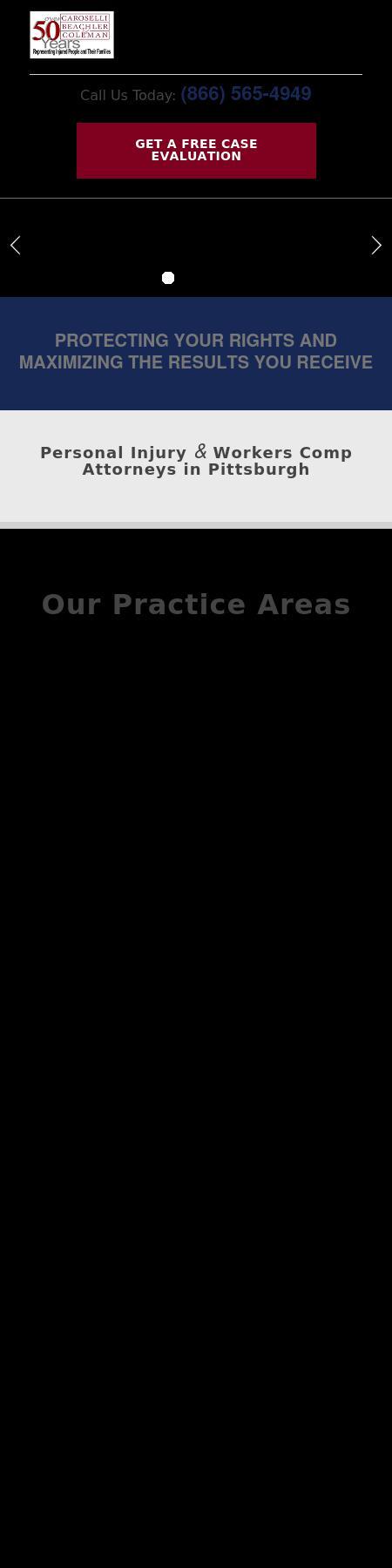 Caroselli, Beachler, McTiernan & Coleman - Pittsburgh PA Lawyers