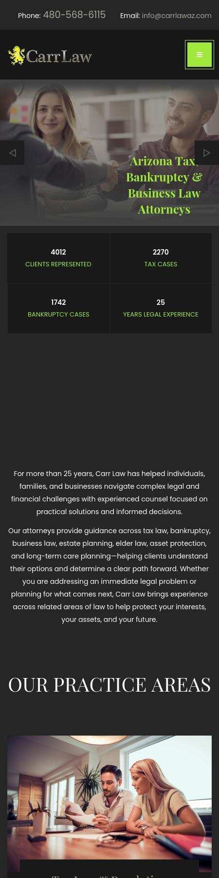 Carr Law - Tempe AZ Lawyers