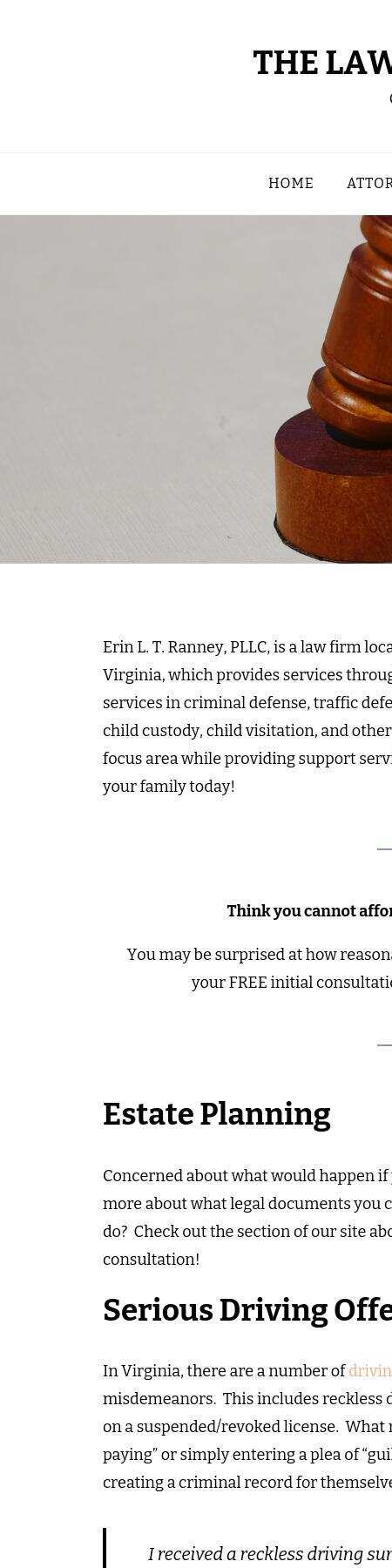 Erin L. T. Ranney, PLLC - Chesterfield VA Lawyers