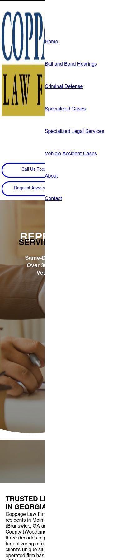 James R. Coppage Attorney at Law - Brunswick GA Lawyers