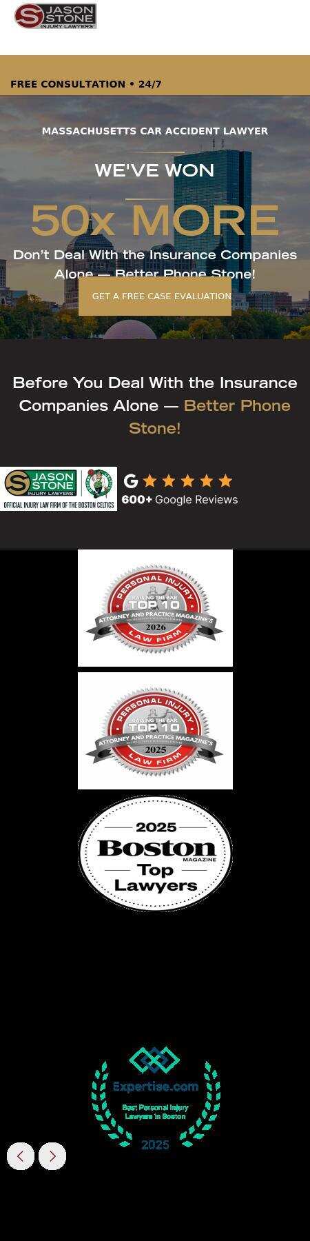 Jason Stone Injury Lawyers - Boston MA Lawyers