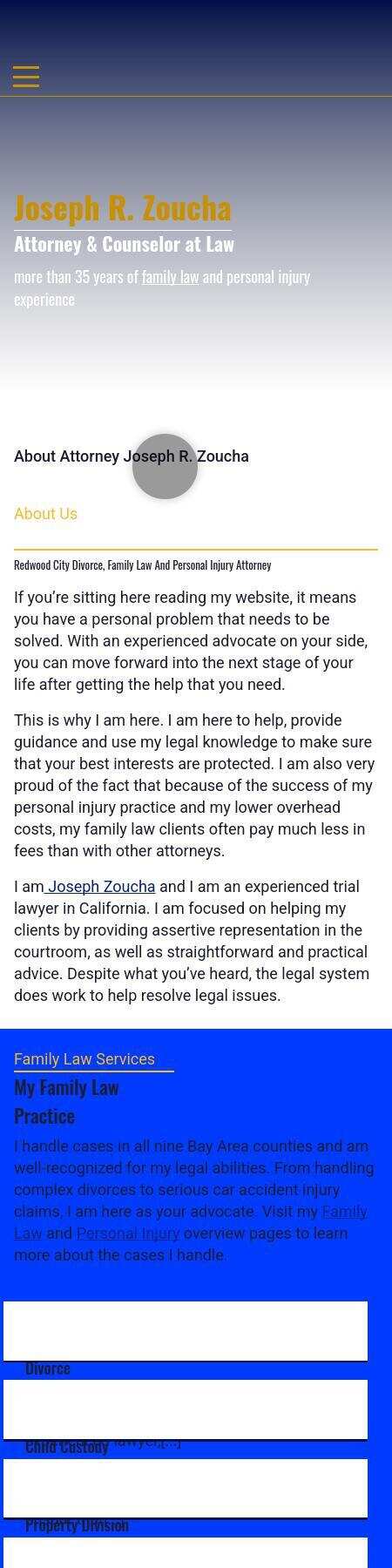 Joseph R. Zoucha, Attorney & Counselor at Law - Redwood City CA Lawyers