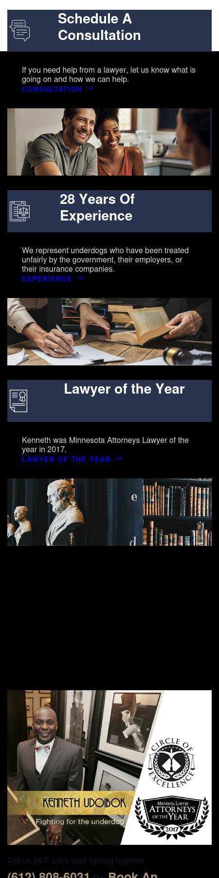Kenneth Ubong Udoibok, P.A. - Minneapolis MN Lawyers