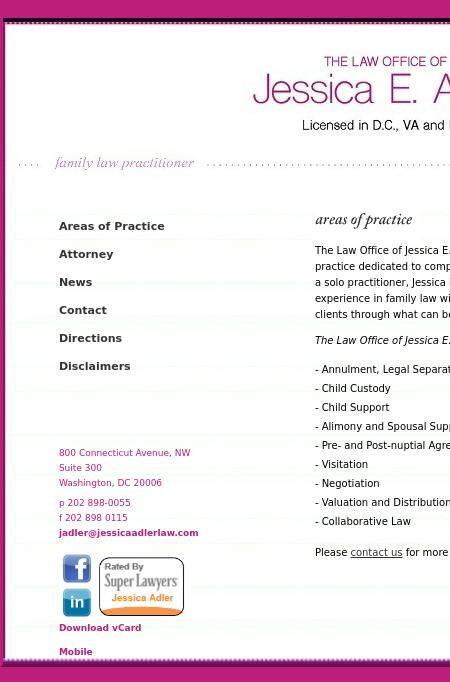 Law Office of Jessica E. Adler - Washington DC Lawyers