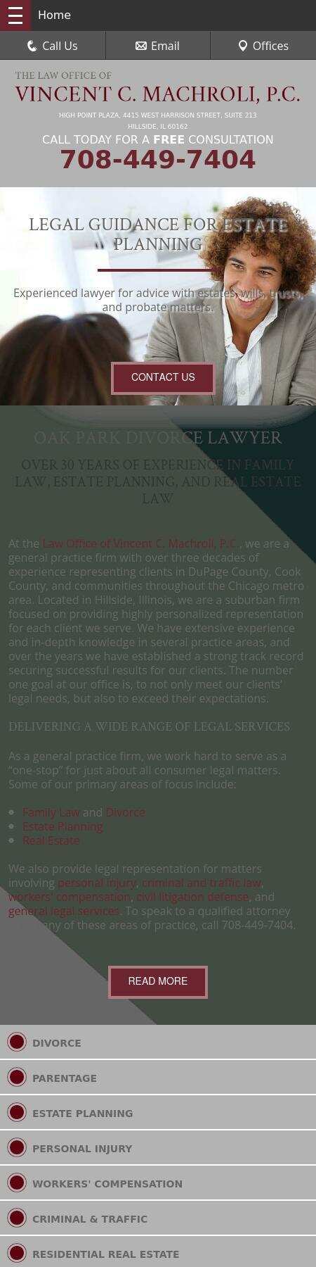 Law Office of Vincent C. Machroli, P.C. - Hillside IL Lawyers