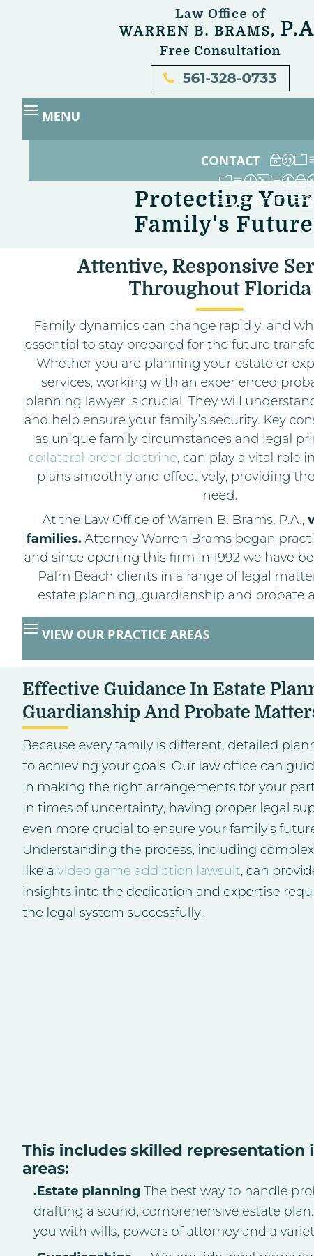 Law Office of Warren B. Brams, P.A. - West Palm Beach FL Lawyers