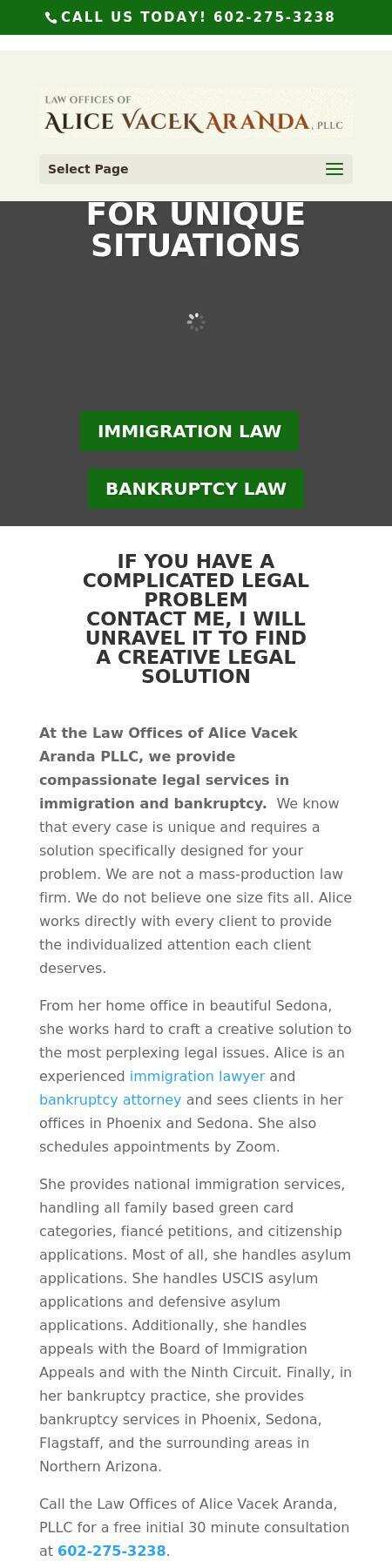 Law Offices of Alice Vacek Aranda, PLLC - Phoenix AZ Lawyers