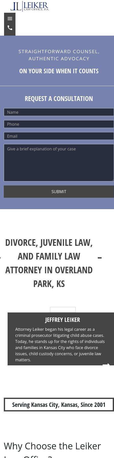 Leiker Law Office PA - Kansas City KS Lawyers