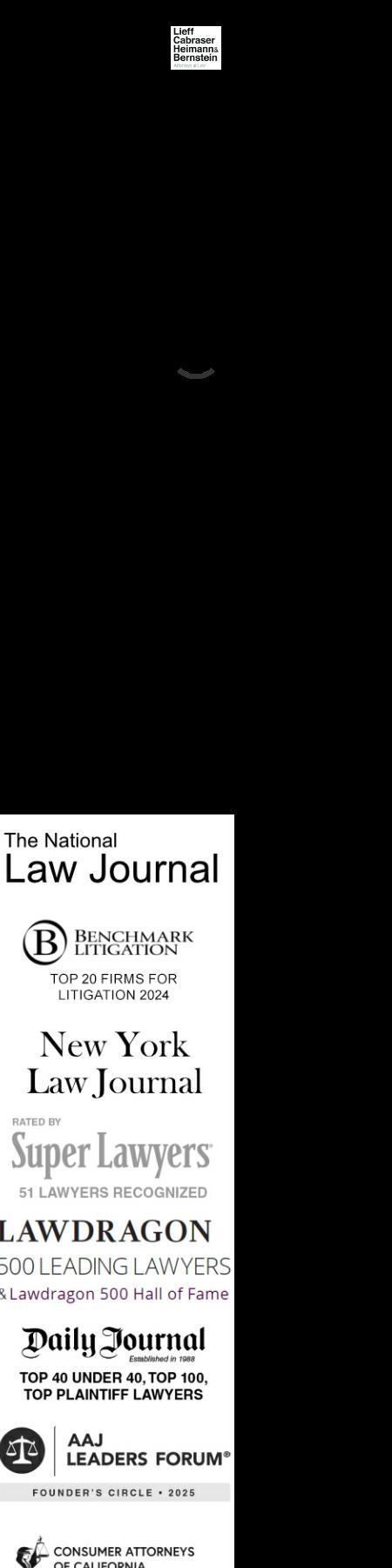 Lieff Cabraser Heimann & Bernstein, LLP - New York NY Lawyers
