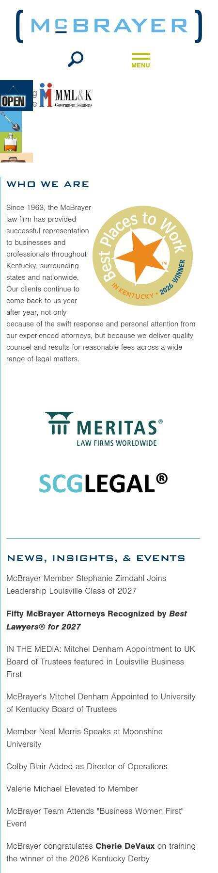McBrayer, McGinnis, Leslie & Kirkland, PLLC - Lexington KY Lawyers