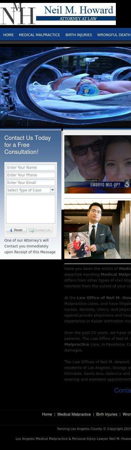 Neil M. Howard, Attorney at Law - Santa Monica CA Lawyers