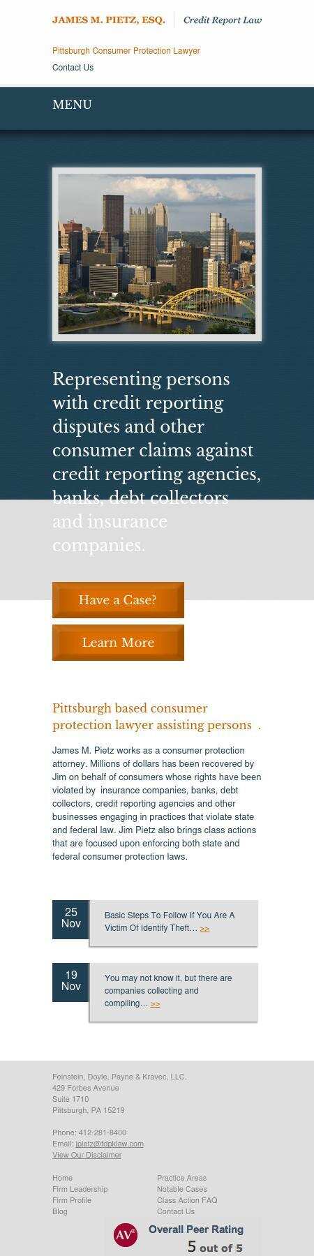 Pietz Law Office - Pittsburgh PA Lawyers